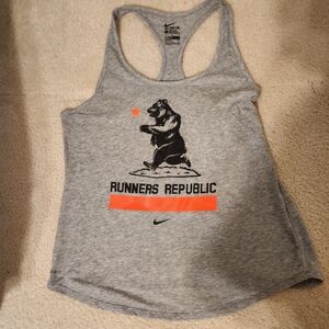 Nike Gray Athletic Tank Top